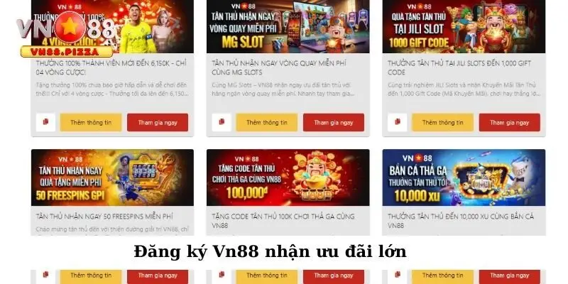 Đăng ký Vn888 nhận ưu đãi lớn